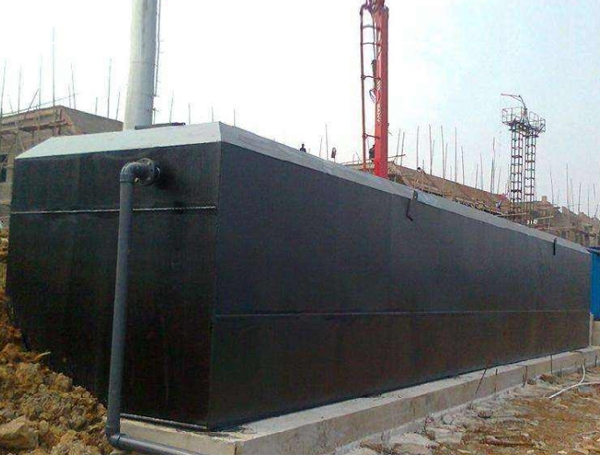 Underground integrated sewage treatment